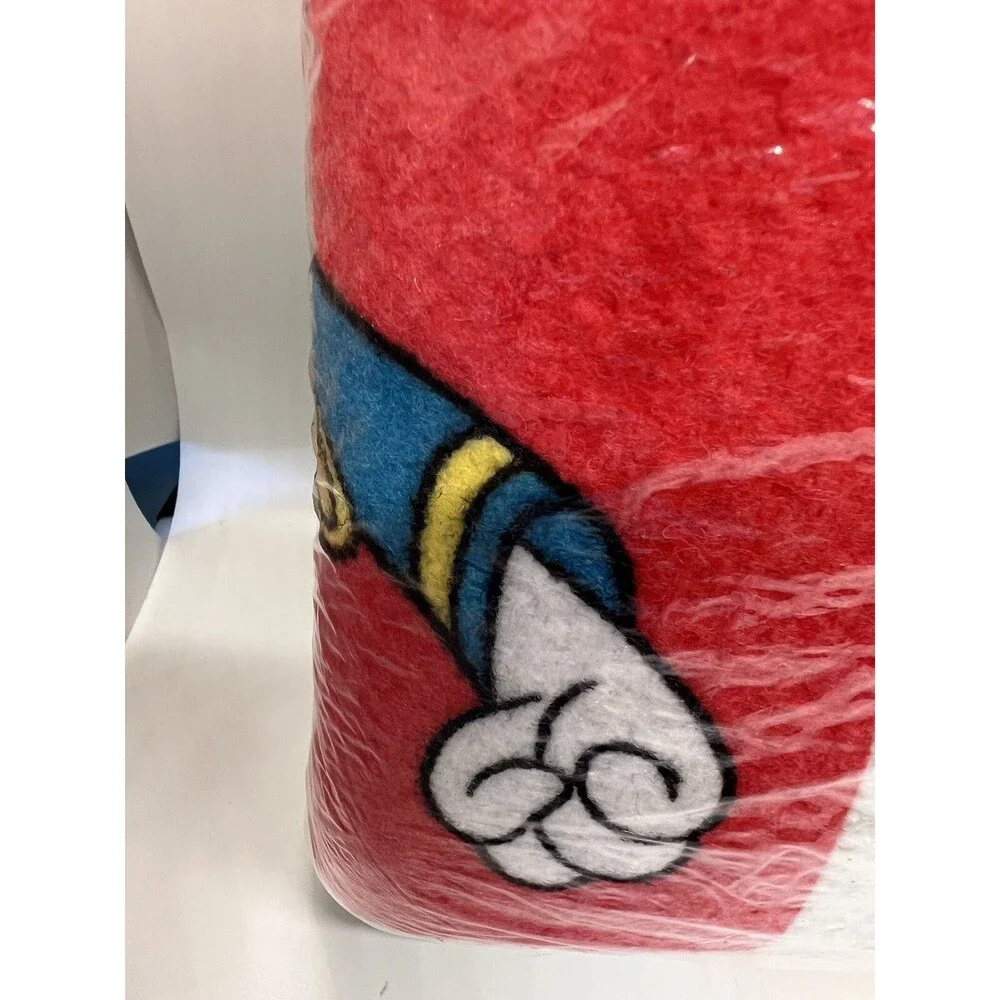new Vintage blanket Mickey For Kids Snoozin Blanket Twin Full 72x90 Disney 80s
